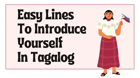 tagalog introduce yourself example